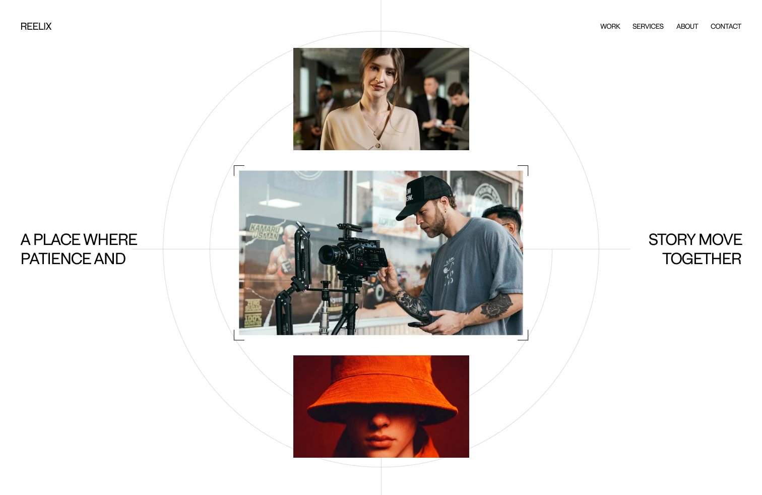 Film production studio website